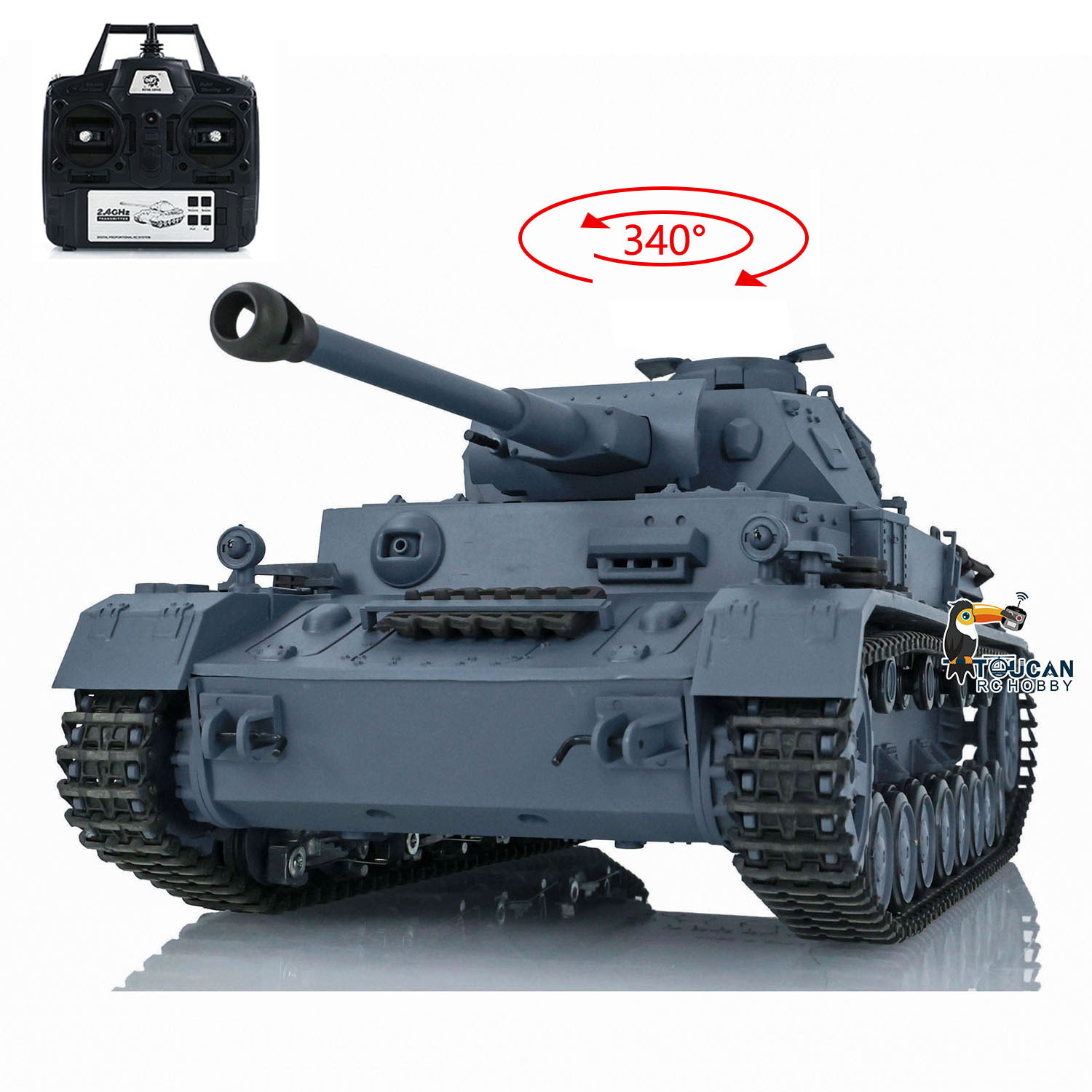 Rc Hobby Toucan - US Stock Heng Long Plastic 1/16