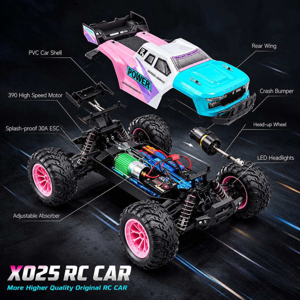 Rc Cars 1:16 2WD Off-Road RC T - Rc Hobby Grade Truck recension och pris