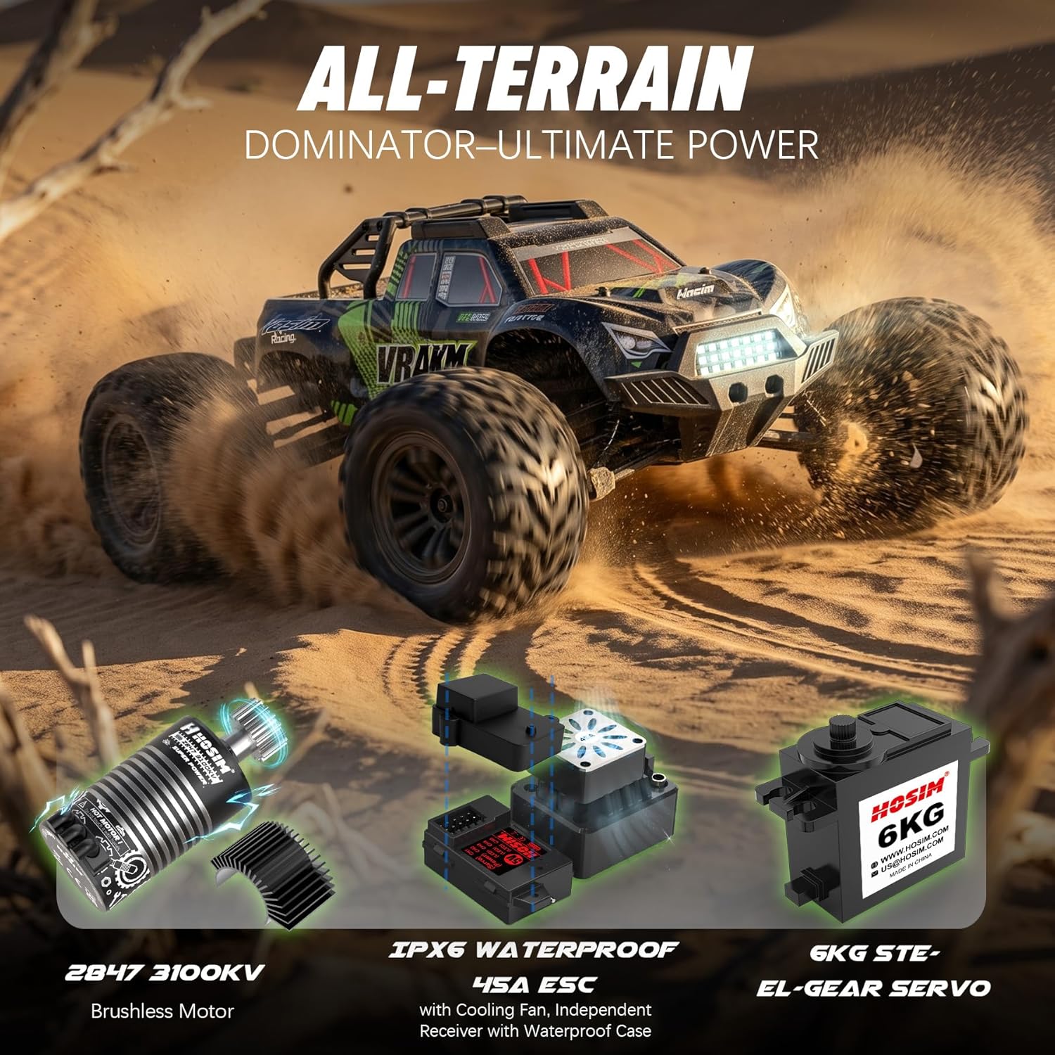Adult Brushless RC Car, 1/10 S - Rc Hobby Grade Truck recension och pris