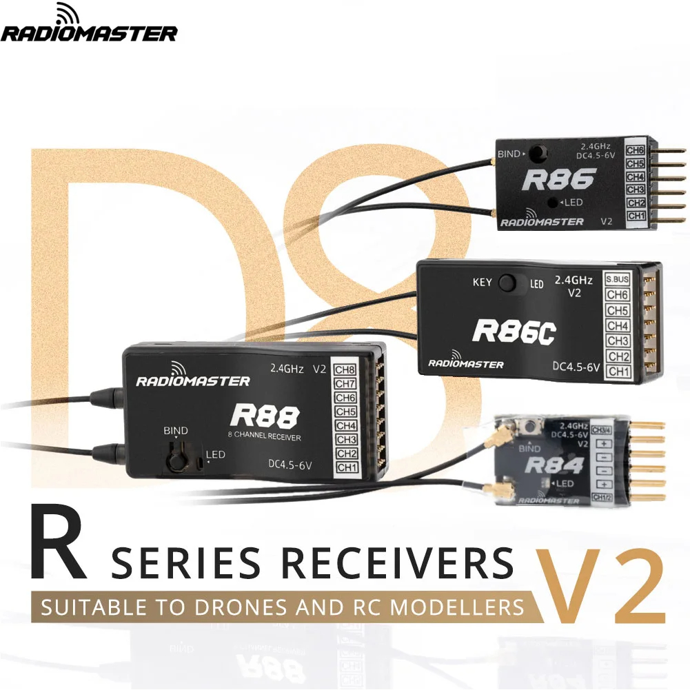 Radiomaster R81 R84 R86 R86C R - Receiver Sbus 8Ch recension och pris